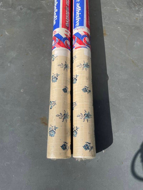 Rol plak plastic, bloem