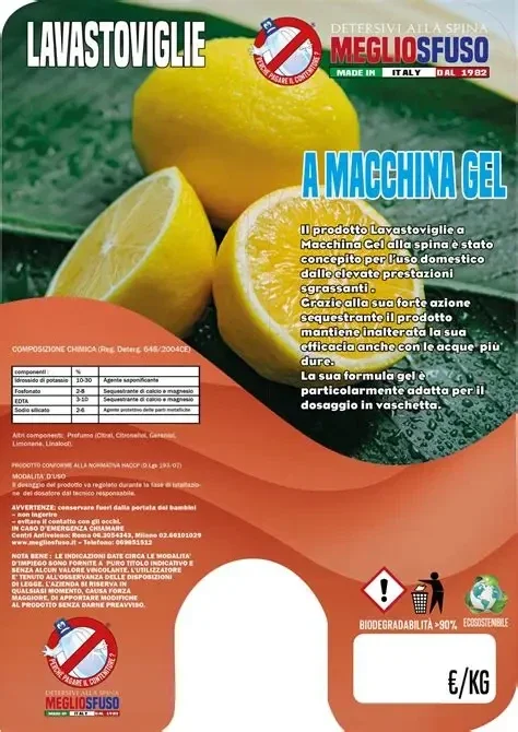 detergente lavastoviglie limone piatti