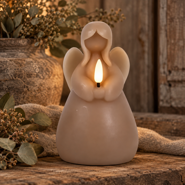 LED Engel – Taupe
