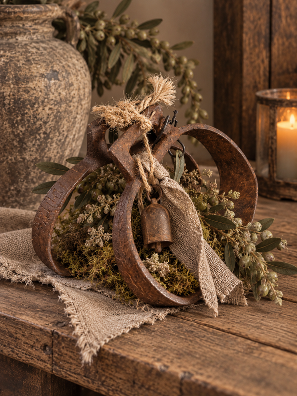 Oude stijgbeugels – stoere landelijke decoratie