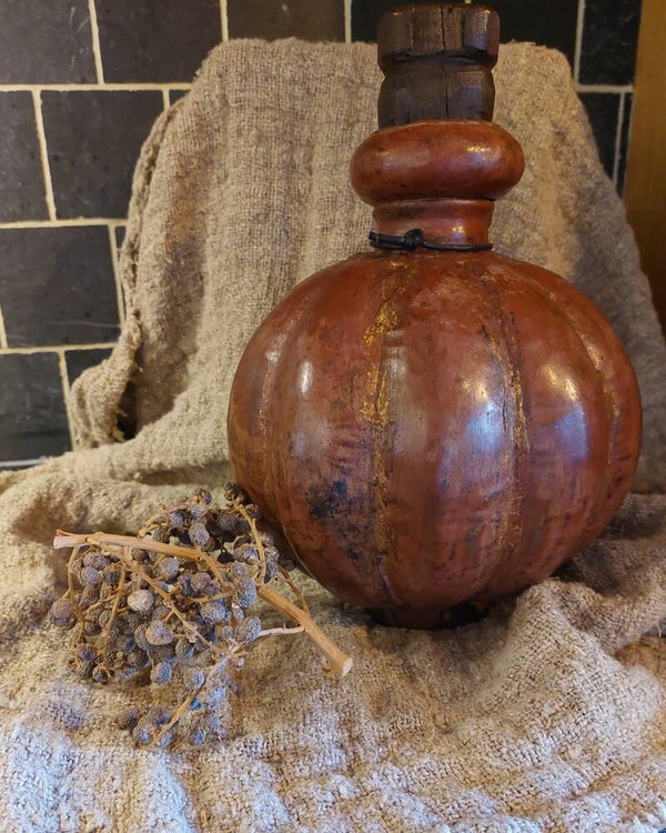 originele oude pompoenfles uit India