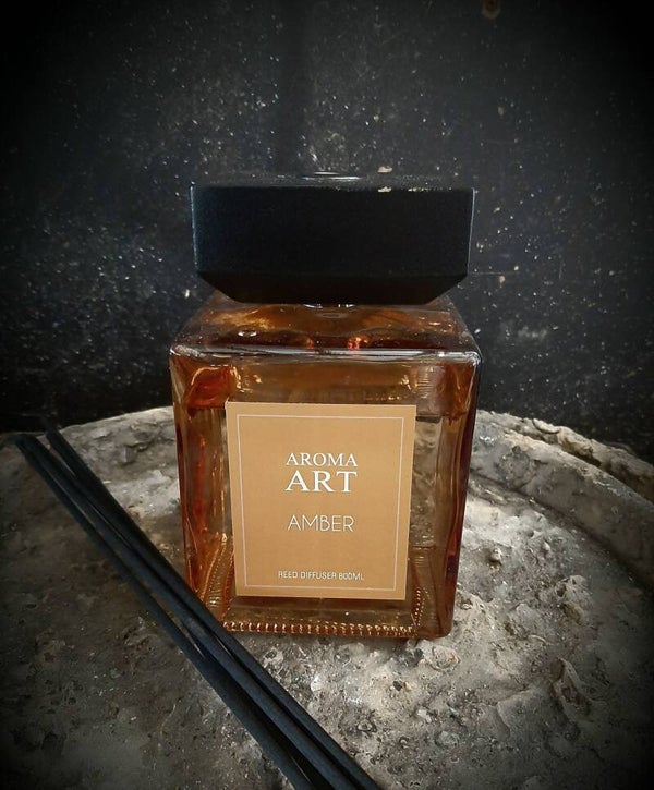 Aroma Art – Geurstokjes Diffuser (Amber) 800 ml
