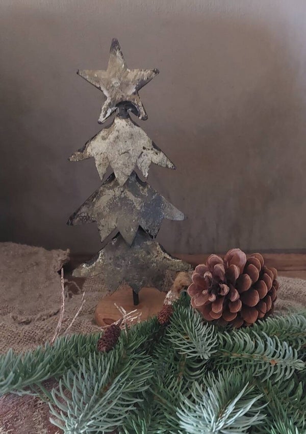 Rustieke Metalen Kerstboom
