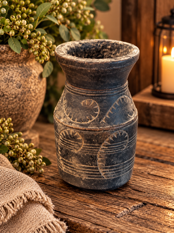 Landelijke decoratieve pot – 2 modellen