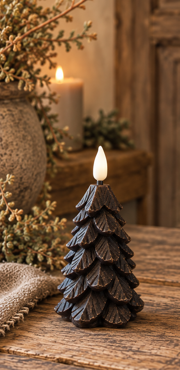 Countryfield LED kerstboomkaars – Zwart