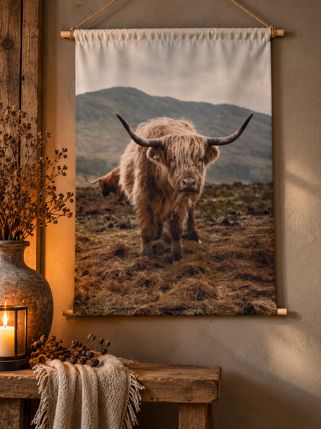 Wanddoek Schotse Hooglander