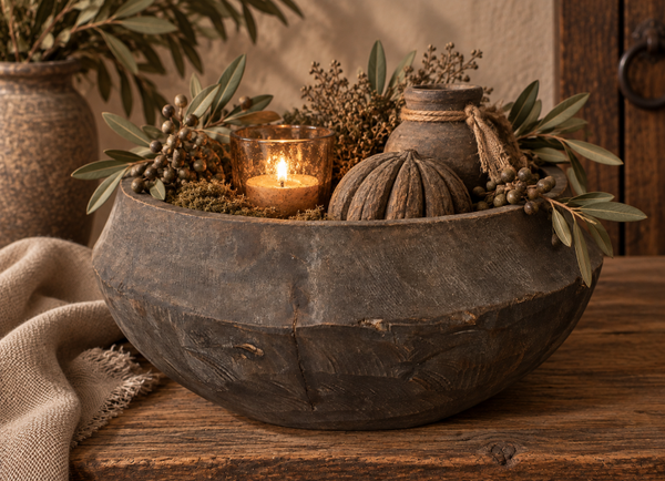 Sobere Houten Decoratieschaal