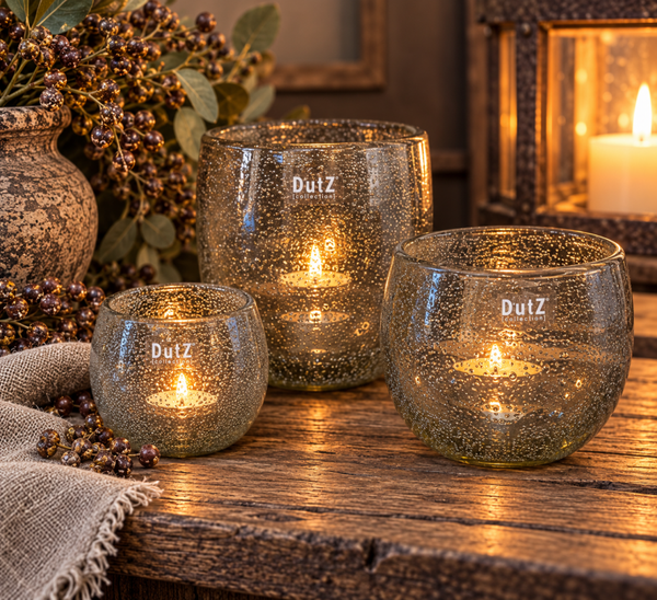DutZ windlicht bubbeltjesglas