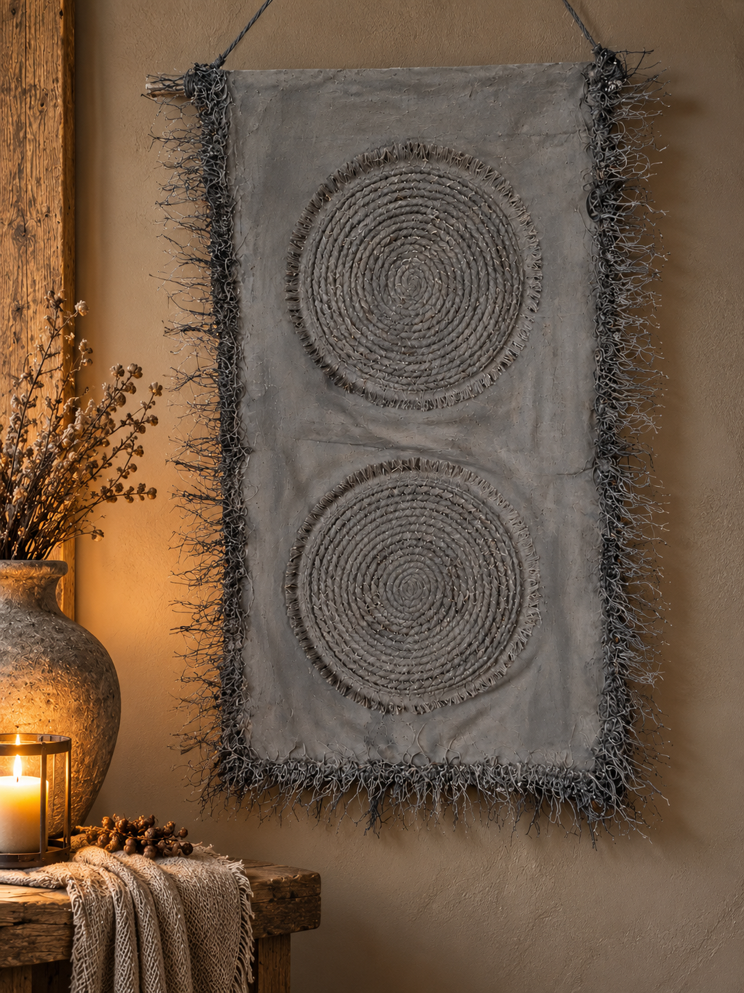 Handgemaakt Wanddoek – Stoer & Sober