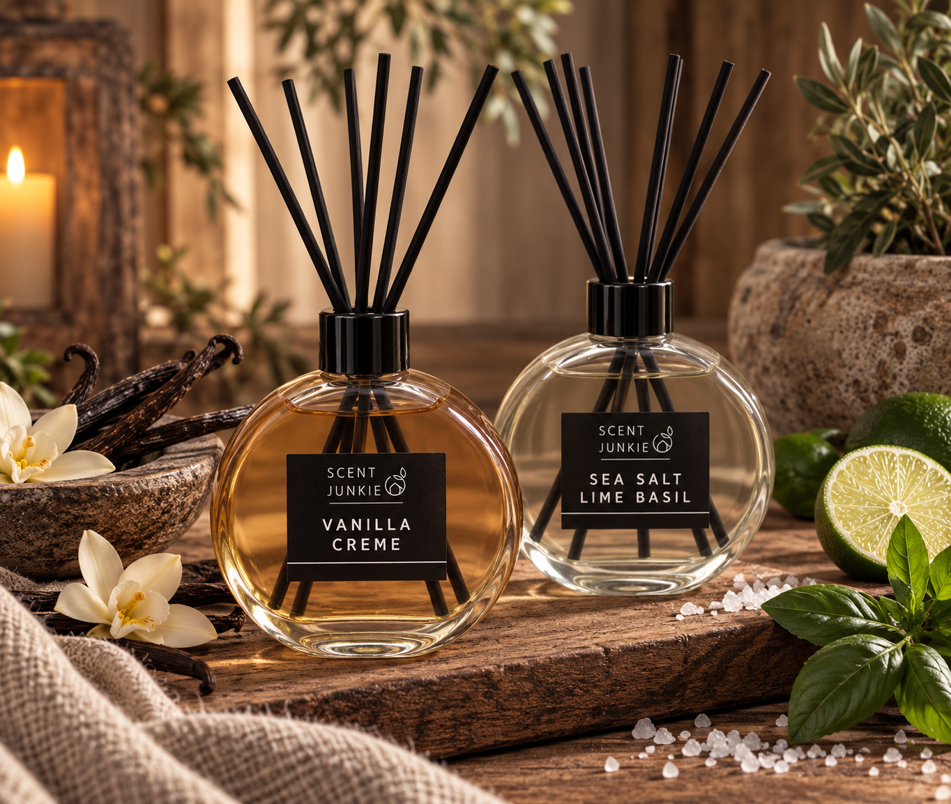 scent junkie geurstokjes in verschillende geuren