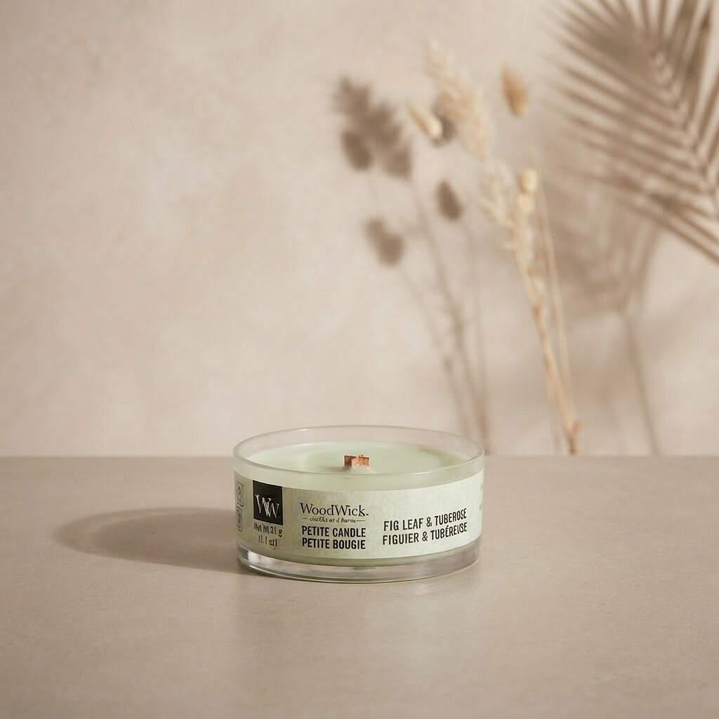 Woodwick Fig Leaf & Tuberose 31 gram