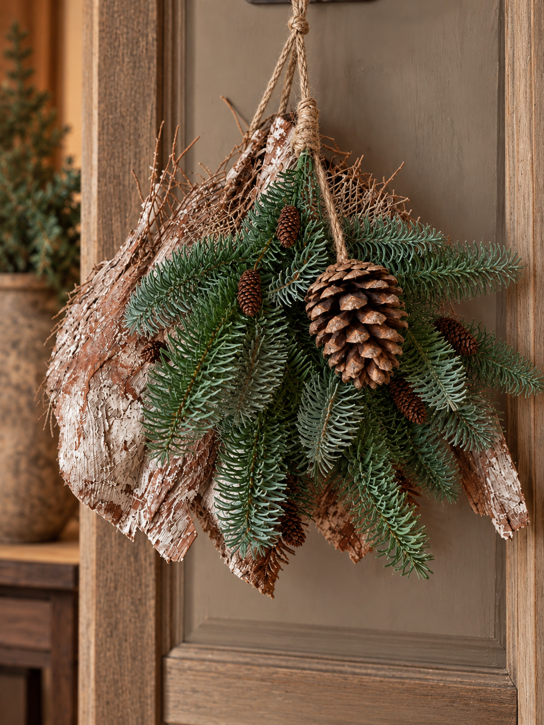 Landelijke Kersttoef – Handgemaakt 🤎