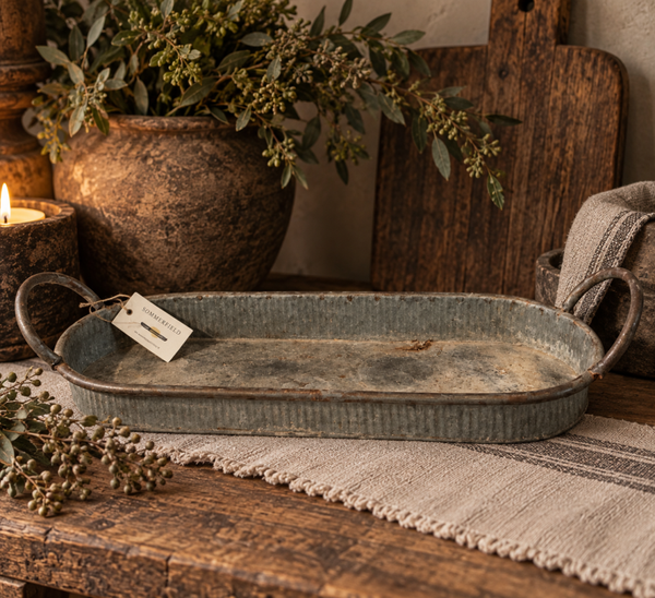 Zinken dienblad Sommerfield