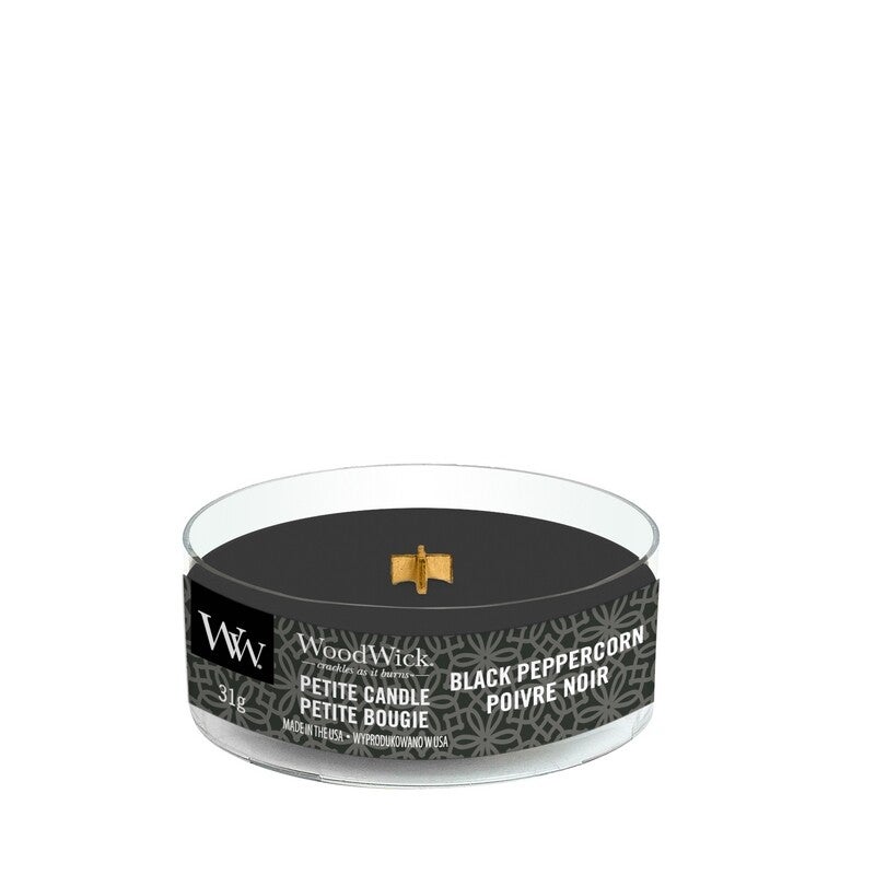 Woodwick Petite Candle Black Peppercorn 31 gram