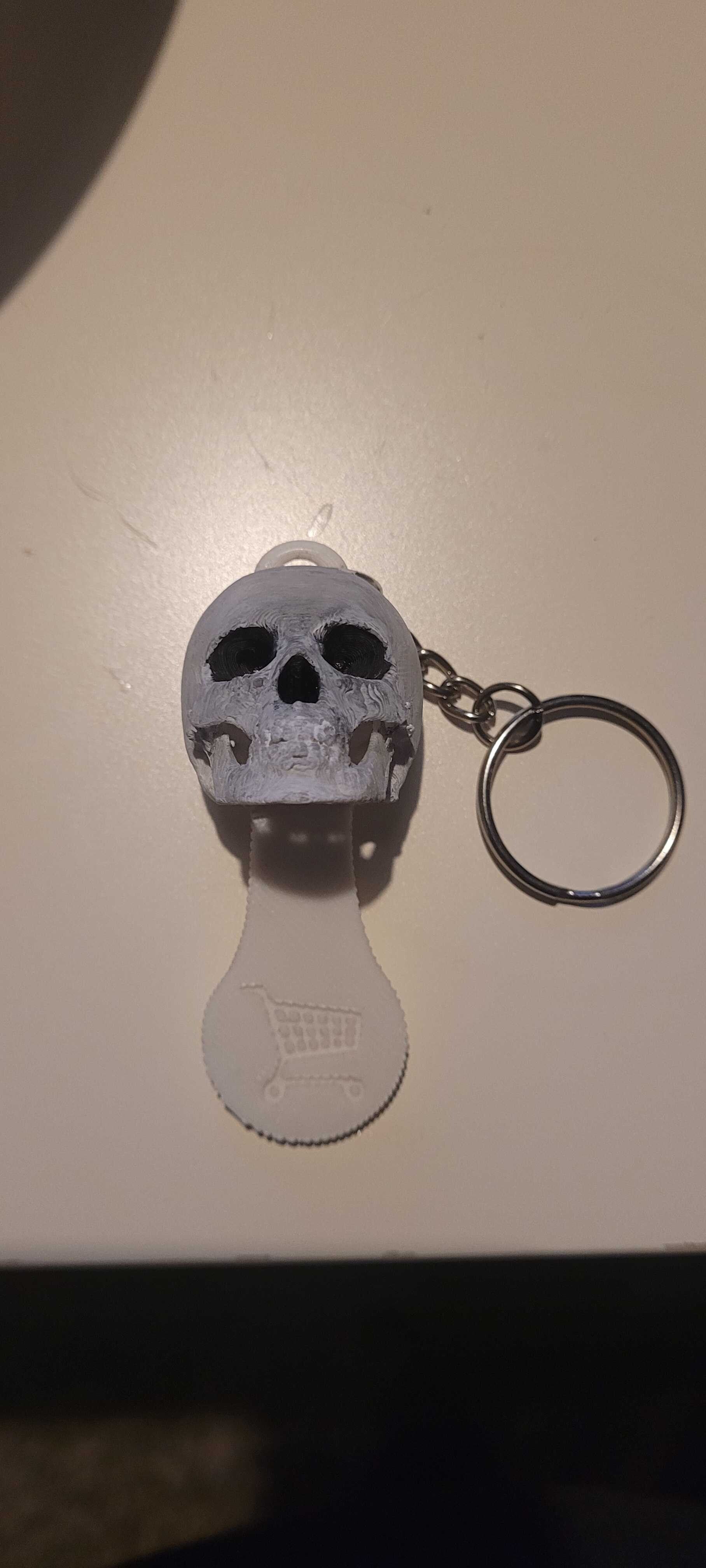 skull novelty uk trolly token
