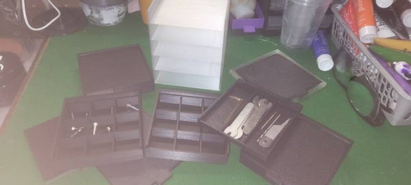 5 draw storage box