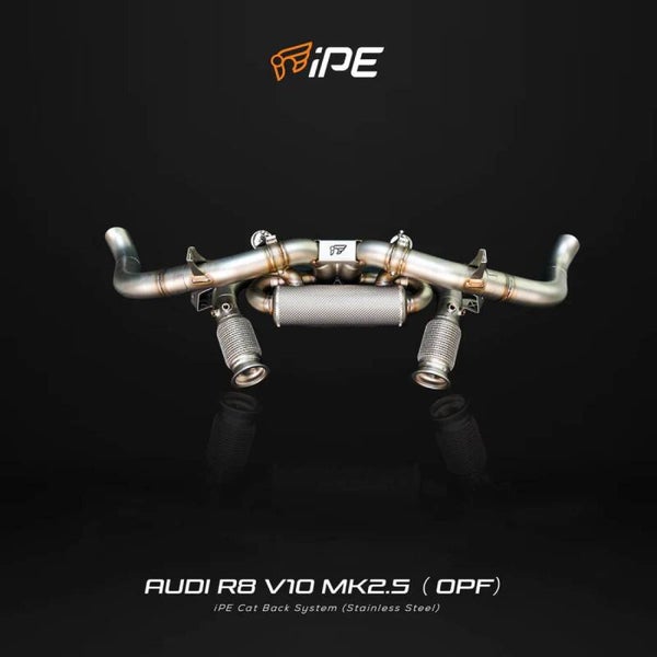 IPE INNOTECH PERFORMANCE EXHAUST CATBACK KLEPPENSYSTEEM AUDI R8 V10 5.2L OPF 2020+