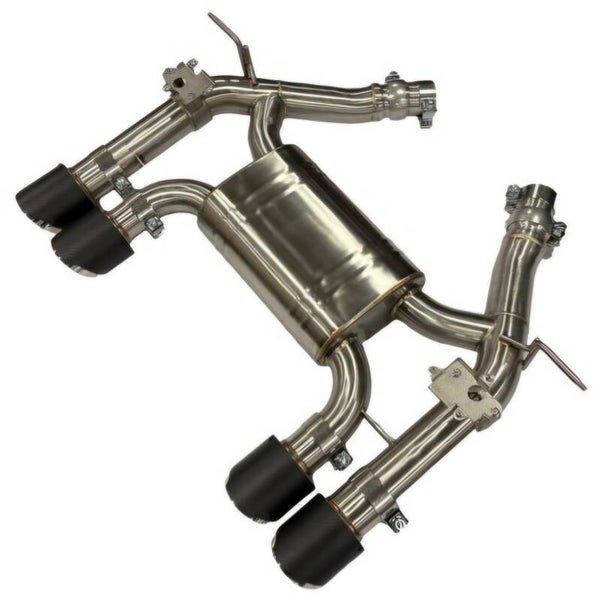 RVS AXLE BACK SLIP ON KLEPPENSYSTEEM BMW F80 M3 S55 2014+