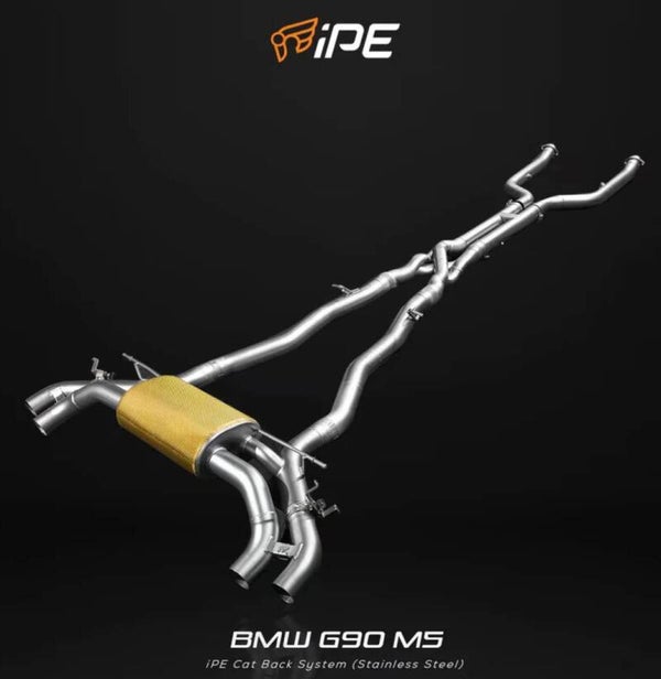 IPE INNOTECH PERFORMANCE EXHAUST CATBACK KLEPPENSYSTEEM BMW M5 G90 / G99 2024+