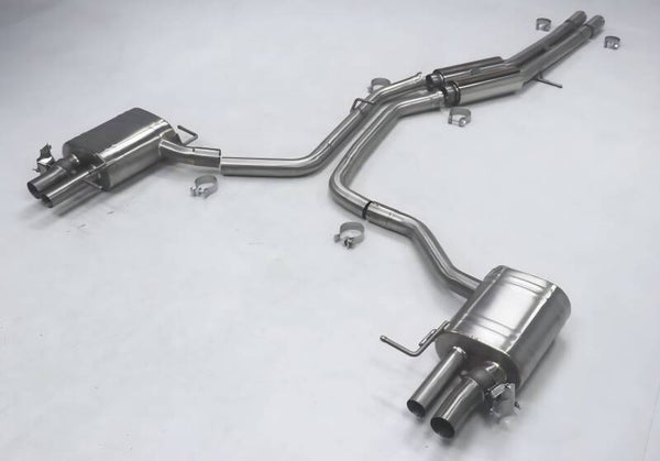 TITANIUM CATBACK KLEPPENSYSTEEM OEM KLEPBEDIENING AUDI RS7 C8 4.0T 2019+