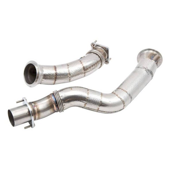 SPORTUITLAAT DOWNPIPES CATLES MET HITTESCHILD BMW M3 F80 2014+