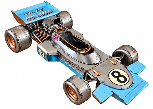 METALEN AUTOMODEL FORMULE 1 WAGEN " DOUBLE DOOZER "