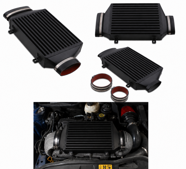 UPGRADE INTERCOOLER ZWART 60MM MINI COOPER S R53 1.6L SUPERCHARGED 2001 - 2006
