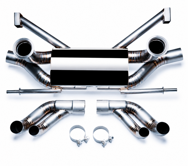 TITANIUM CATBACK SPORT UITLAATSYSTEEM AUDI R8 V10 5.2L 2009 - 2013