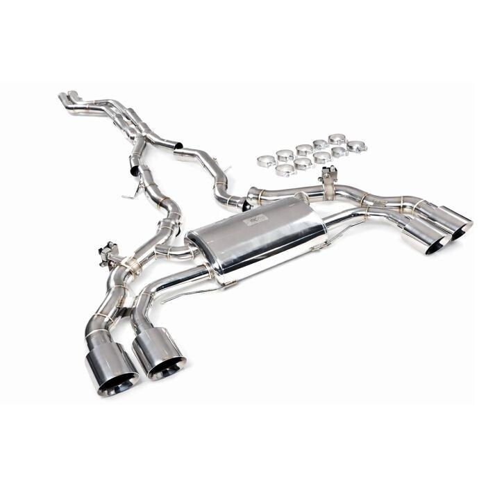 RVS CATBACK KLEPPENSYSTEEM BMW F97 X3M 3.0T 2019.- 2023