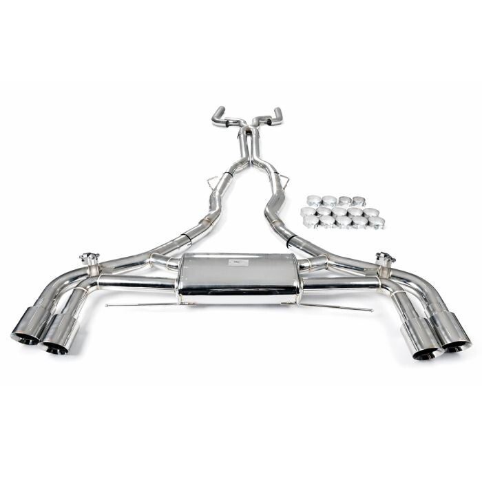 RVS CATBACK KLEPPENSYSTEEM BMW F95 X5M 4.4T S63 2019 - 2023