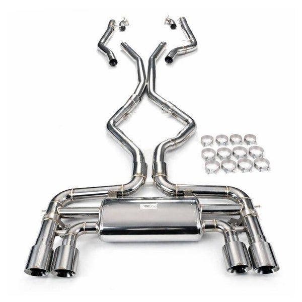 RVS CATBACK KLEPPENSYSTEEM BMW F85 X5M 4.4T V8 S63 2015 - 2019