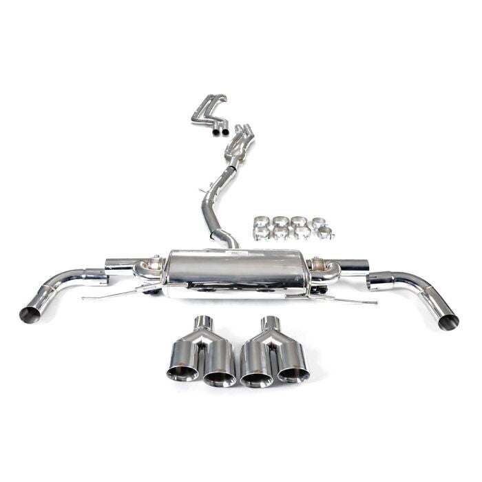 RVS CATBACK KLEPPENSYSTEEM BMW F25 X3 XDRIVE28i / XDRIVE30i N52 3.0L 2010 - 2012