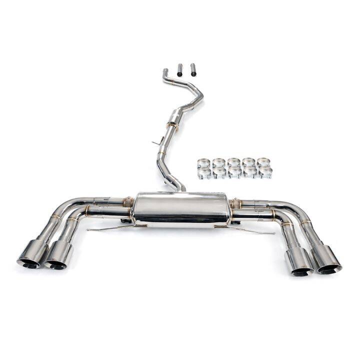 RVS CATBACK KLEPPENSYSTEEM BMW F26 X4 35i 3.0T N55 2014 - 2018