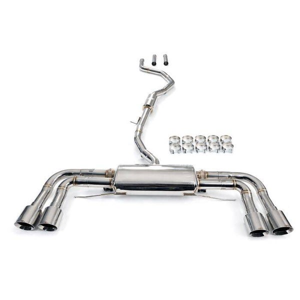 RVS CATBACK KLEPPENSYSTEEM BMW F26 X4 20i & 28i 2.0T N20 2014 - 2018