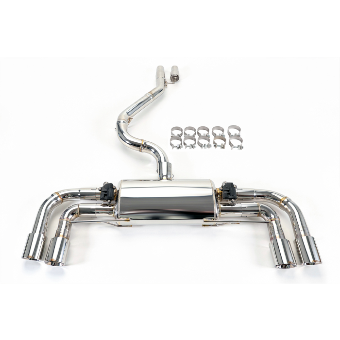 RVS CATBACK KLEPPENSYSTEEM AUDI TT & TTS 8J 2.0 TFSI 2006 - 2014