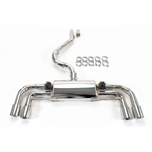RVS CATBACK KLEPPENSYSTEEM AUDI TT & TTS 8J 2.0 TFSI 2006 - 2014
