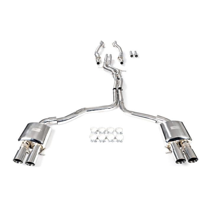 RVS CATBACK KLEPPENSYSTEEM AUDI A6 C7 3.0L TFSI V6 2012 - 2018