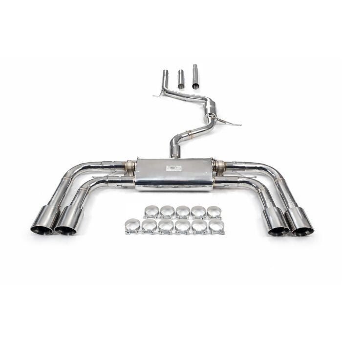 RVS CATBACK KLEPPENSYSTEEM AUDI A3 8V 2.0L TSI EA888 GEN. 3 2013 - 2020