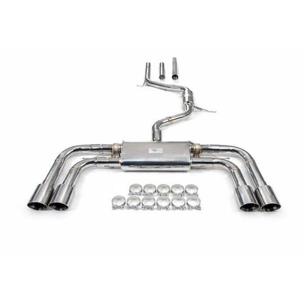 RVS CATBACK KLEPPENSYSTEEM AUDI A3 8V 2.0L TSI EA888 GEN. 3 2013 - 2020