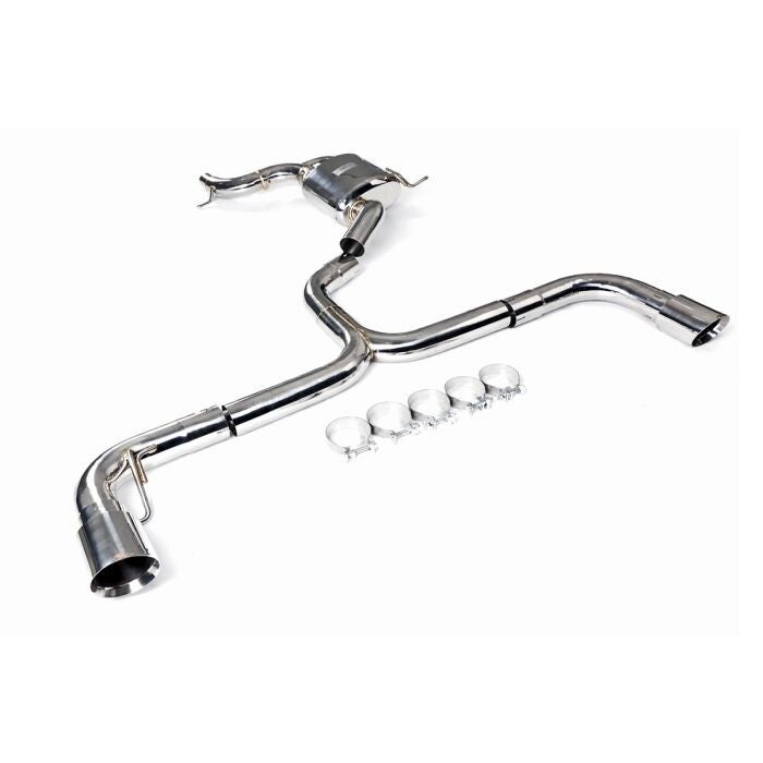 RVS CATBACK KLEPPENSYSTEEM VOLKSWAGEN SCIROCCO R 2.0 TSI 2009 - 2017