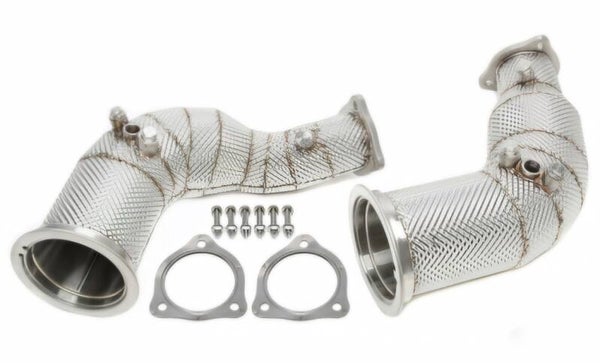 RVS DOWNPIPE CATLES / DECAT OPF DELETE HITTESCHILD AUDI RS5 F5 FACELIFT 2.9L 2021 - 2024