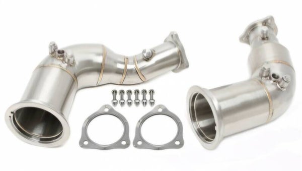 RVS DOWNPIPE CATLES / DECAT OPF DELETE AUDI RS4 B9 FACELIFT 2.9L 2020 - 2024