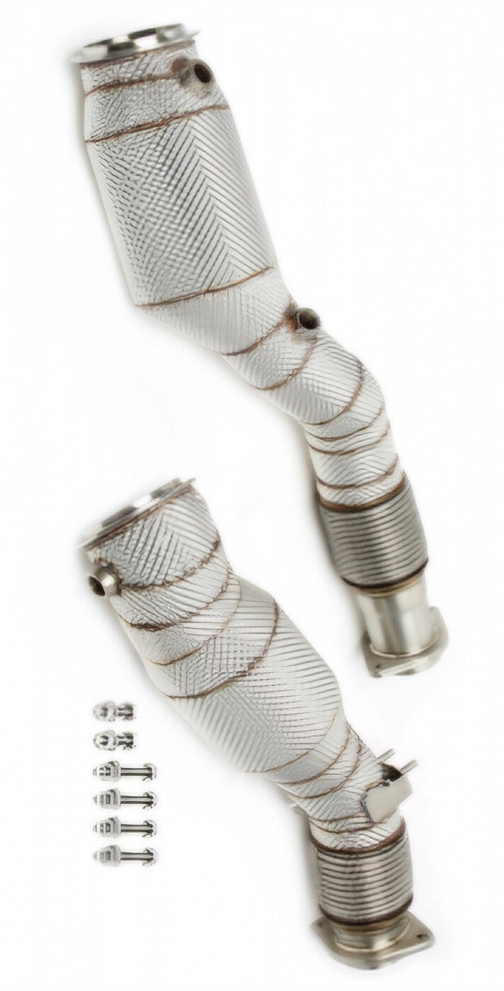 RVS DOWNPIPE SPORT KATS HITTESCHILD BMW X3M S58 3.0T 2019+