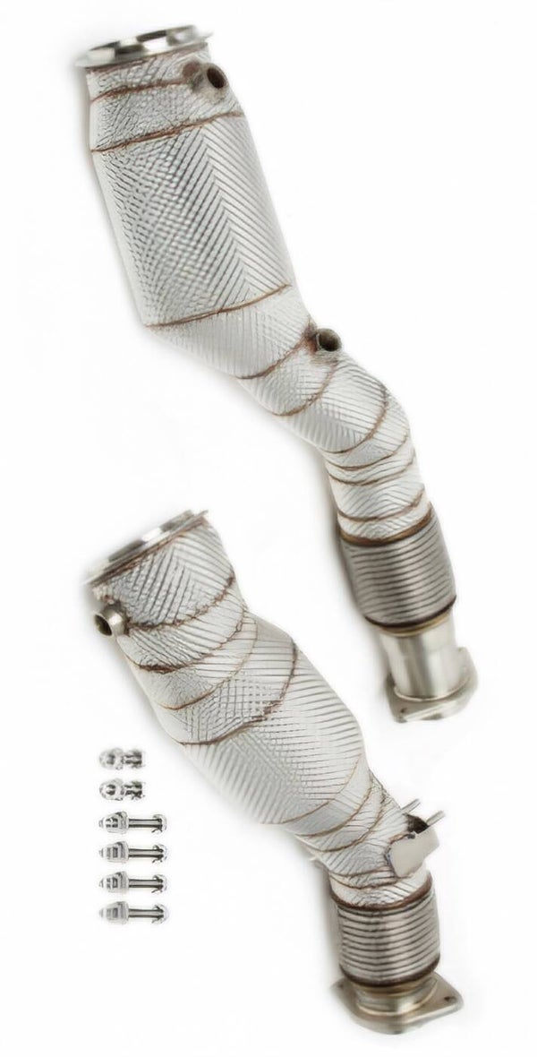 RVS DOWNPIPE SPORT KATS HITTESCHILD BMW X4M S58 3.0T 2019+