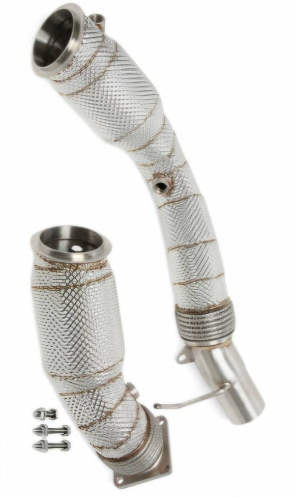 SPORTUITLAAT DOWNPIPES MET 200 CELLEN SPORT KATS HITTESCHILD OPF MODEL BMW M4 F82 / F83 2018+