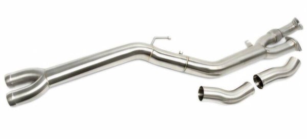 SPORTUITLAAT SINGLE MID PIPE OPF UITVOERING 3.5" BMW M3 G80 & G81 2020+