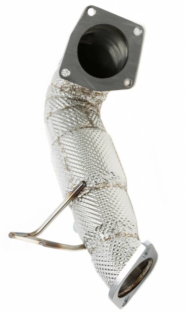 RVS 3 INCH DOWNPIPE MET 200 CELLS SPORT KAT & HITTESCHILD HYUNDAI I30N