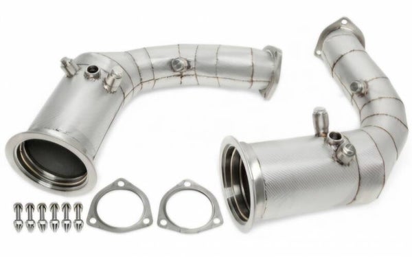 RVS DOWNPIPE 200 CELLS SPORT KATS OPF DELETE HITTESCHILD AUDI SQ7 4.0T 2021+