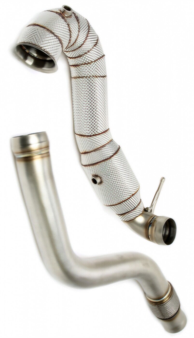 RVS DOWNPIPE SET SPORT KAT HITTESCHILD MERCEDES CLA 45AMG 2013 - 2019