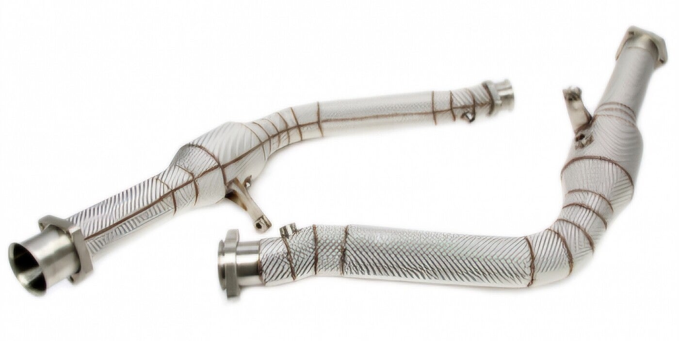 RVS DOWNPIPES SPORT KATS HITTESCHILD MERCEDES G KLASSE G500 / G63AMG 2012 - 2017